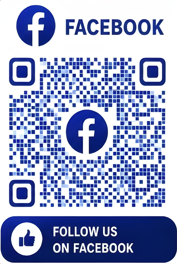 Facebook QR code — follow Prime Window Cleaners